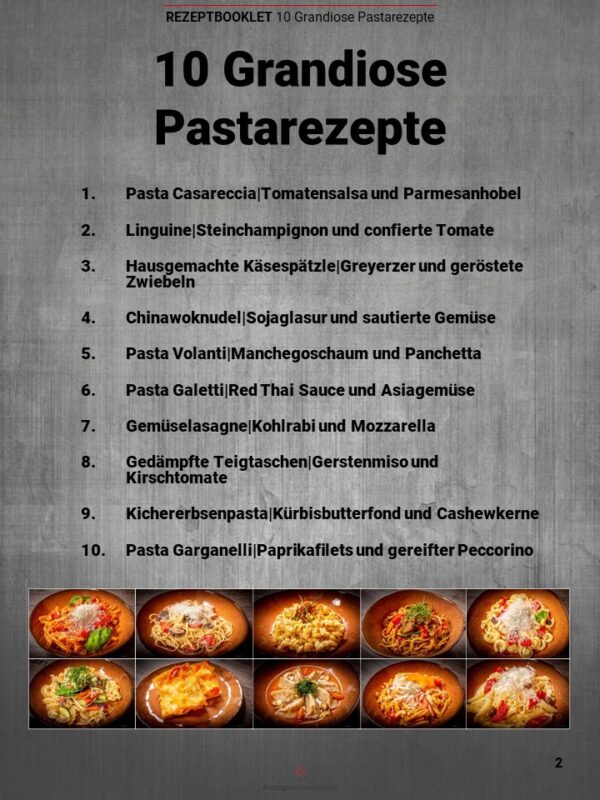 10 grandiose Pastarezepte + 10 Basisfonds und Saucenrezepte – Bild 4