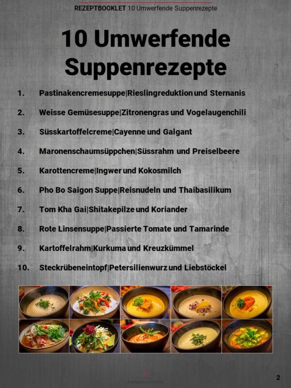 10 umwerfende Suppenrezepte + 10 Basisfonds und Saucenrezepte – Bild 4