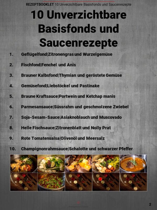 10 verzaubernde Vorspeisen- und Salatrezepte + 10 Basisfonds und Saucenrezepte – Bild 5